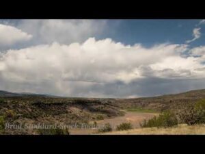 NM063 Clouds Move over Cochiti Upper Rio Grande Time-lapse