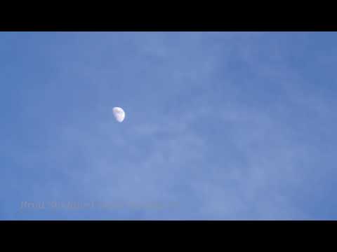 NM119 Moon Rises into Misty Clouds-  Time-lapse 4k 30p preview