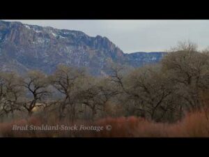 NM101 Rio Grande - Sandia Mountain Winter #3 4k 24p preview