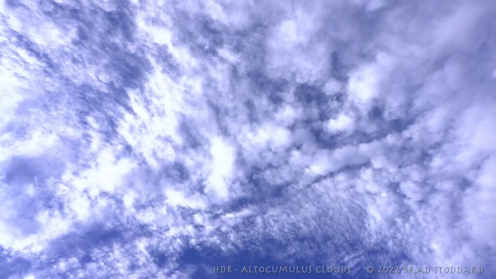 NM186 Altocumulus clouds time-lapse PQ HDR